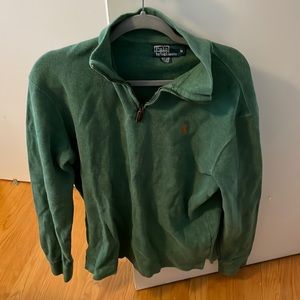 Polo Ralph Lauren M Q-Zip Green - great condition